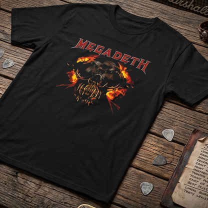 Camiseta Algodon Megadeth Vic Rattlehead