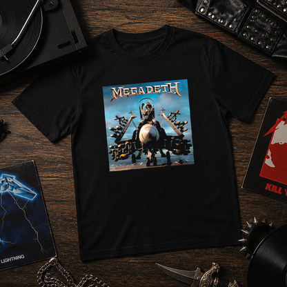 Camiseta Algodon Megadeth Warheads on Foreheads
