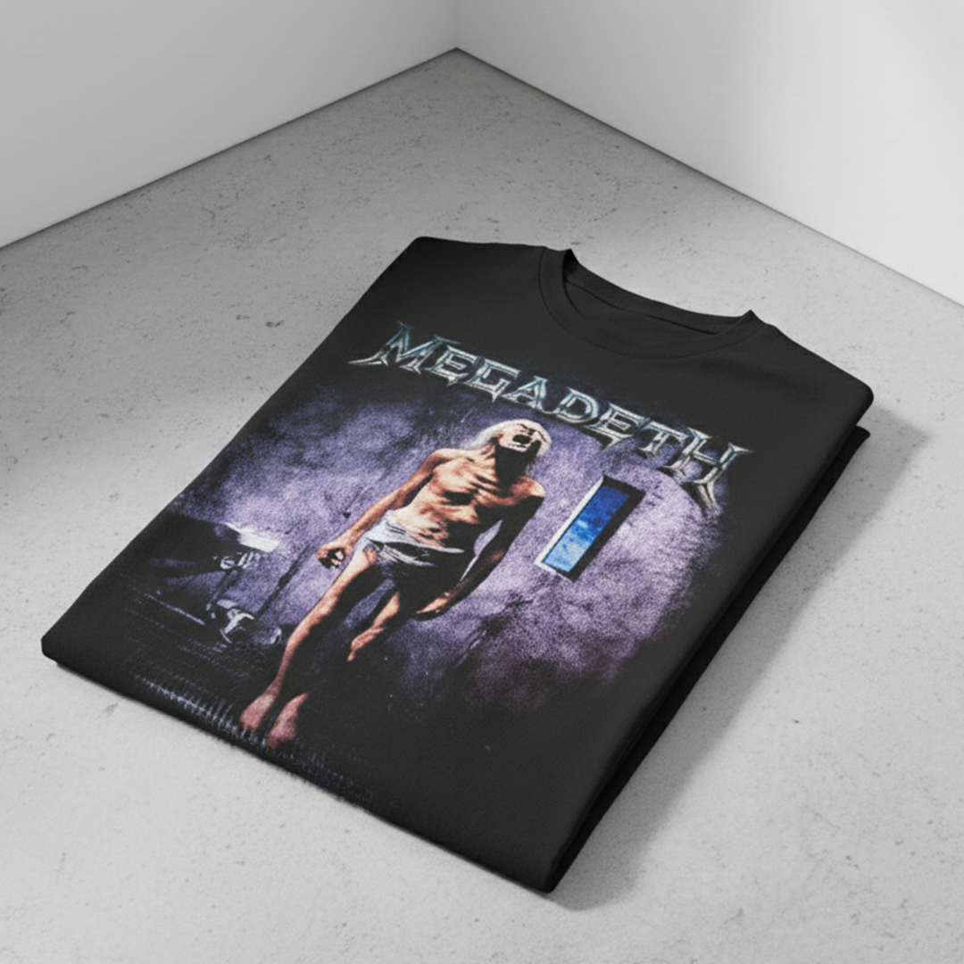 Camiseta Algodon Megadeth Countdown to Extinction Poster