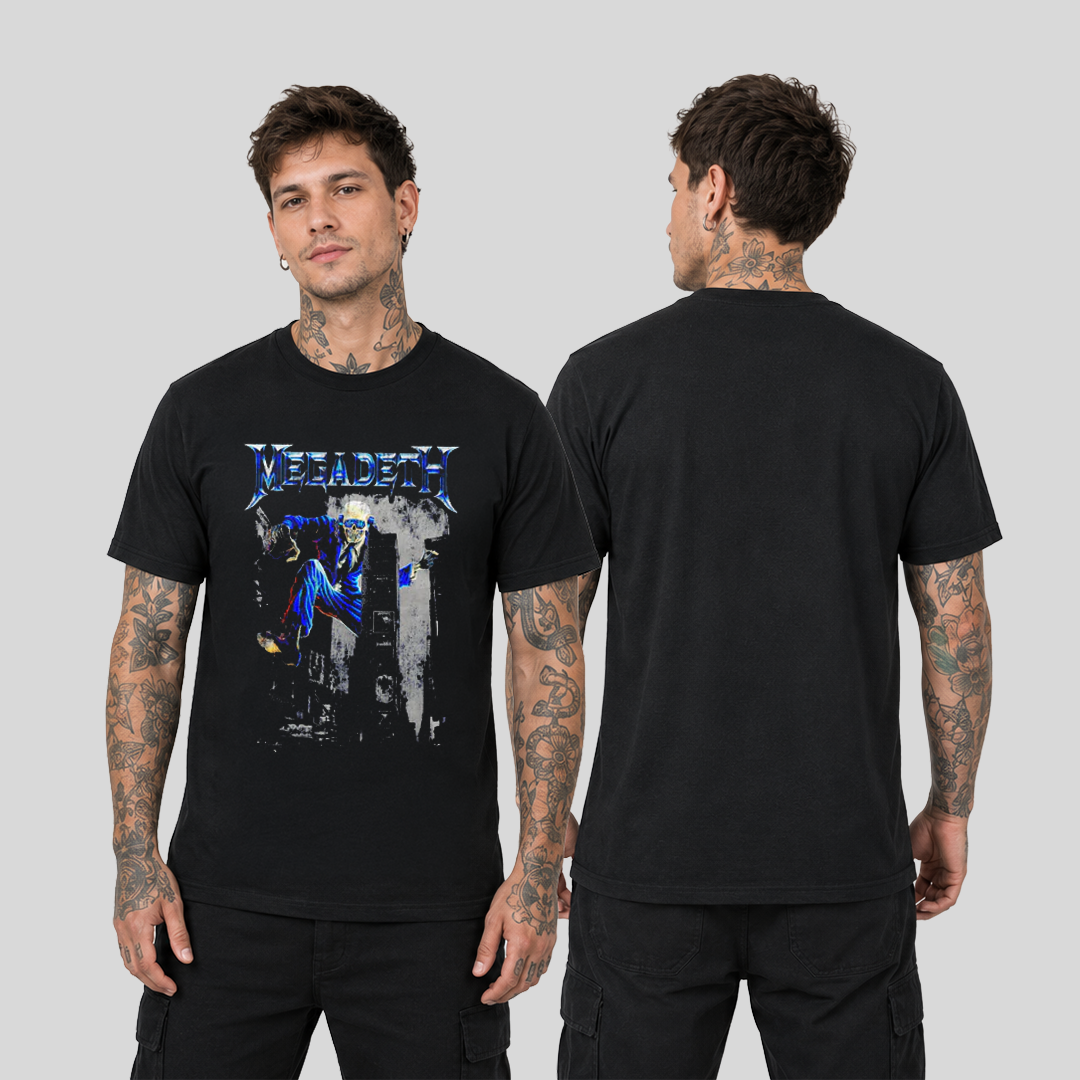 Camiseta Algodon MegaDeth City