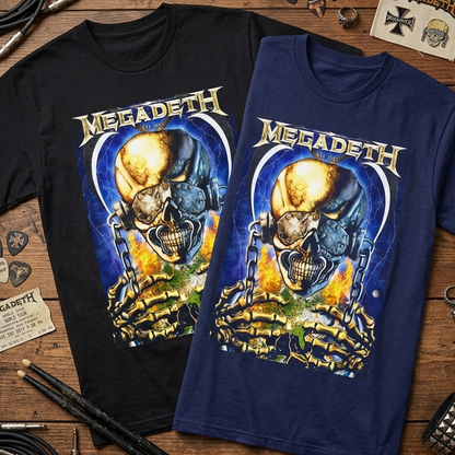 Camiseta Algodon Megadeth Poster 1983