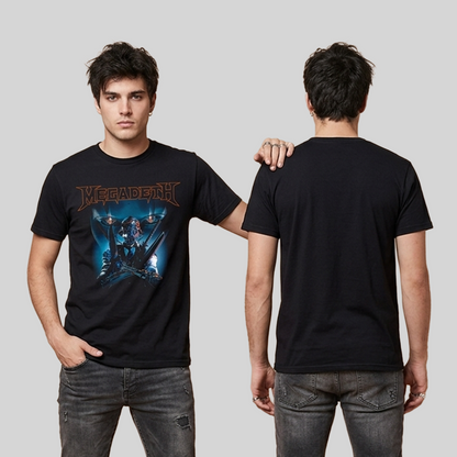 Camiseta Algodon MegaDeth Cyberpunk