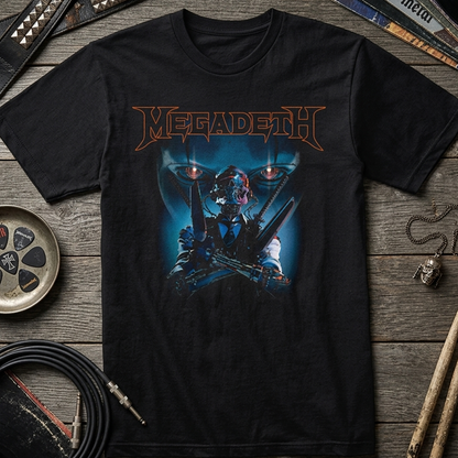 Camiseta Algodon MegaDeth Cyberpunk