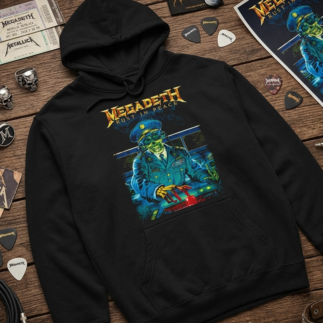 Buzo Capota MegaDeth Rust In Peace