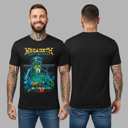 Camiseta Algodon MegaDeth Rust In Peace