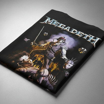 Camiseta Algodon MegaDeth Cyberarmy