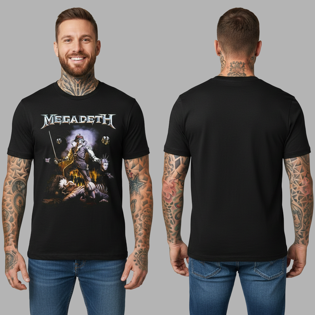 Camiseta Algodon MegaDeth Cyberarmy