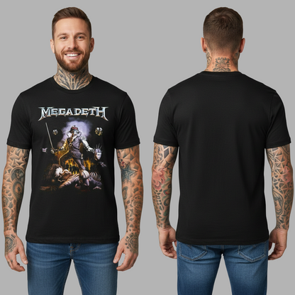 Camiseta Algodon MegaDeth Cyberarmy