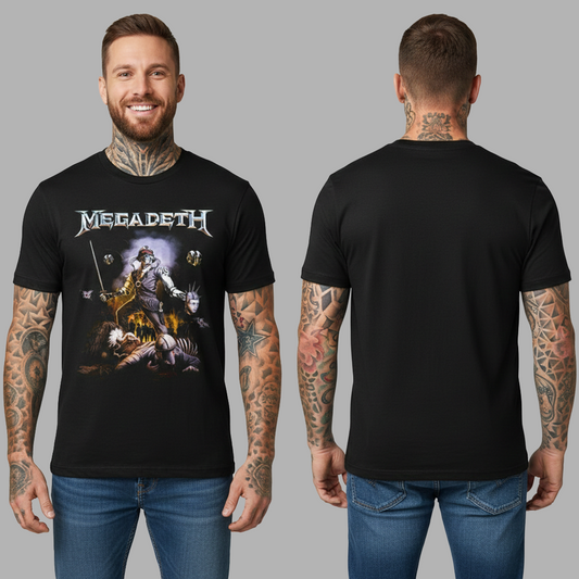 Camiseta Algodon MegaDeth Cyberarmy
