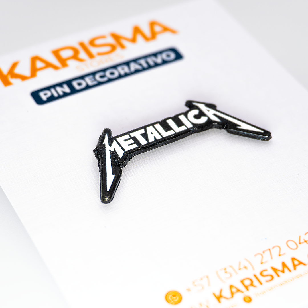 Pin Metálico Rock Metallica