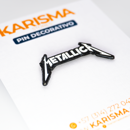 Pin Metálico Rock Metallica