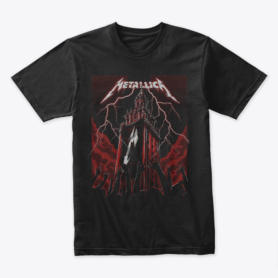 Camiseta Algodon Metallica Poster Style