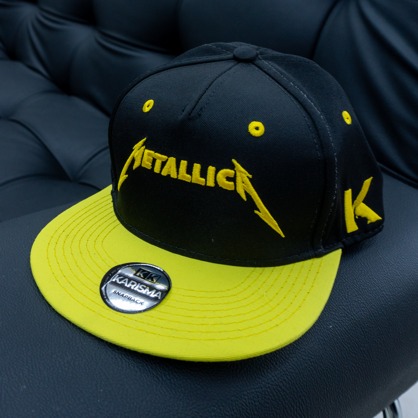 Gorra Snapback Metallica | Logo Premium Doble Tono | Karisma