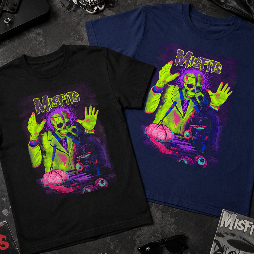 Camiseta Algodon Misfits Colors Poster
