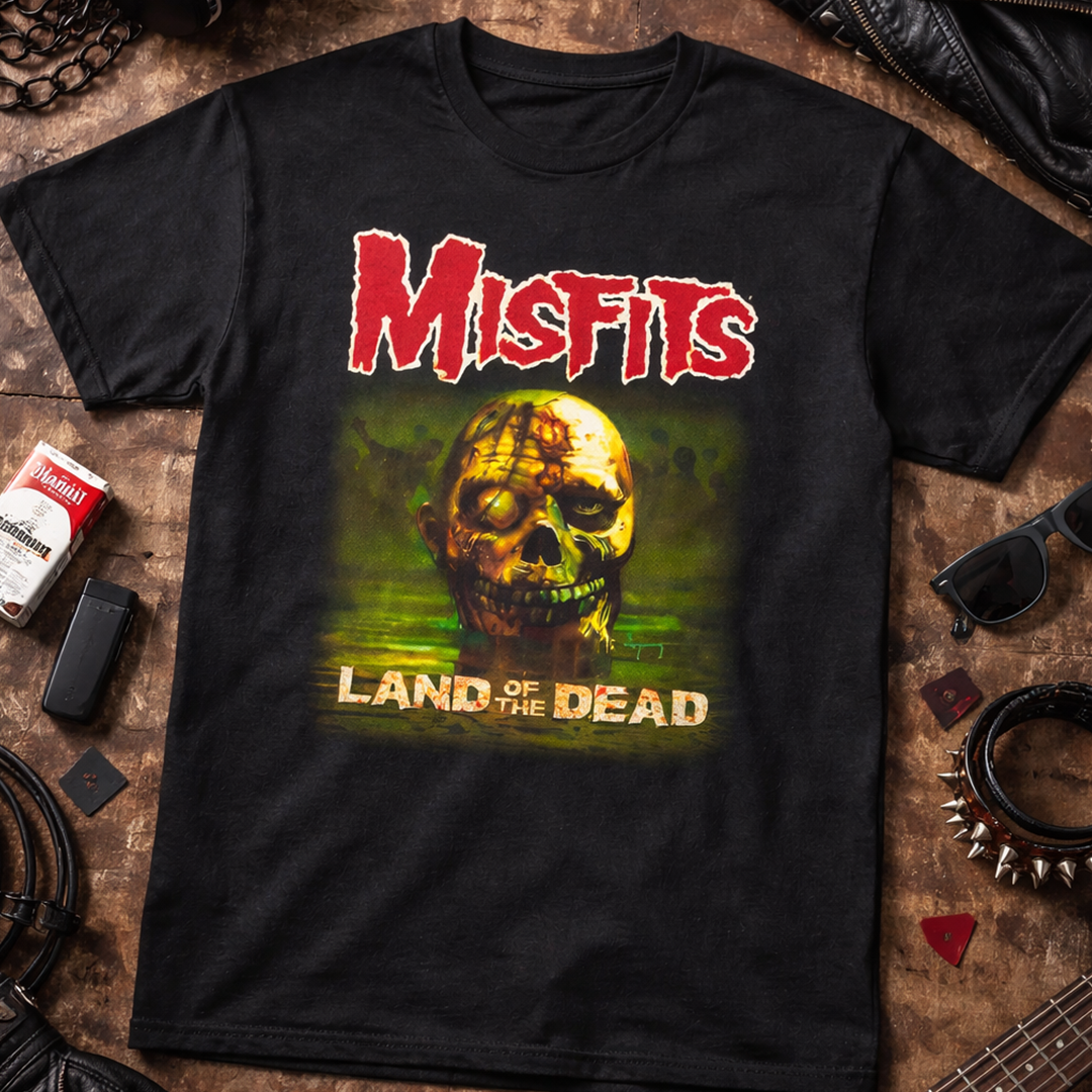 Camiseta Algodon Misfits Land Of The Dead