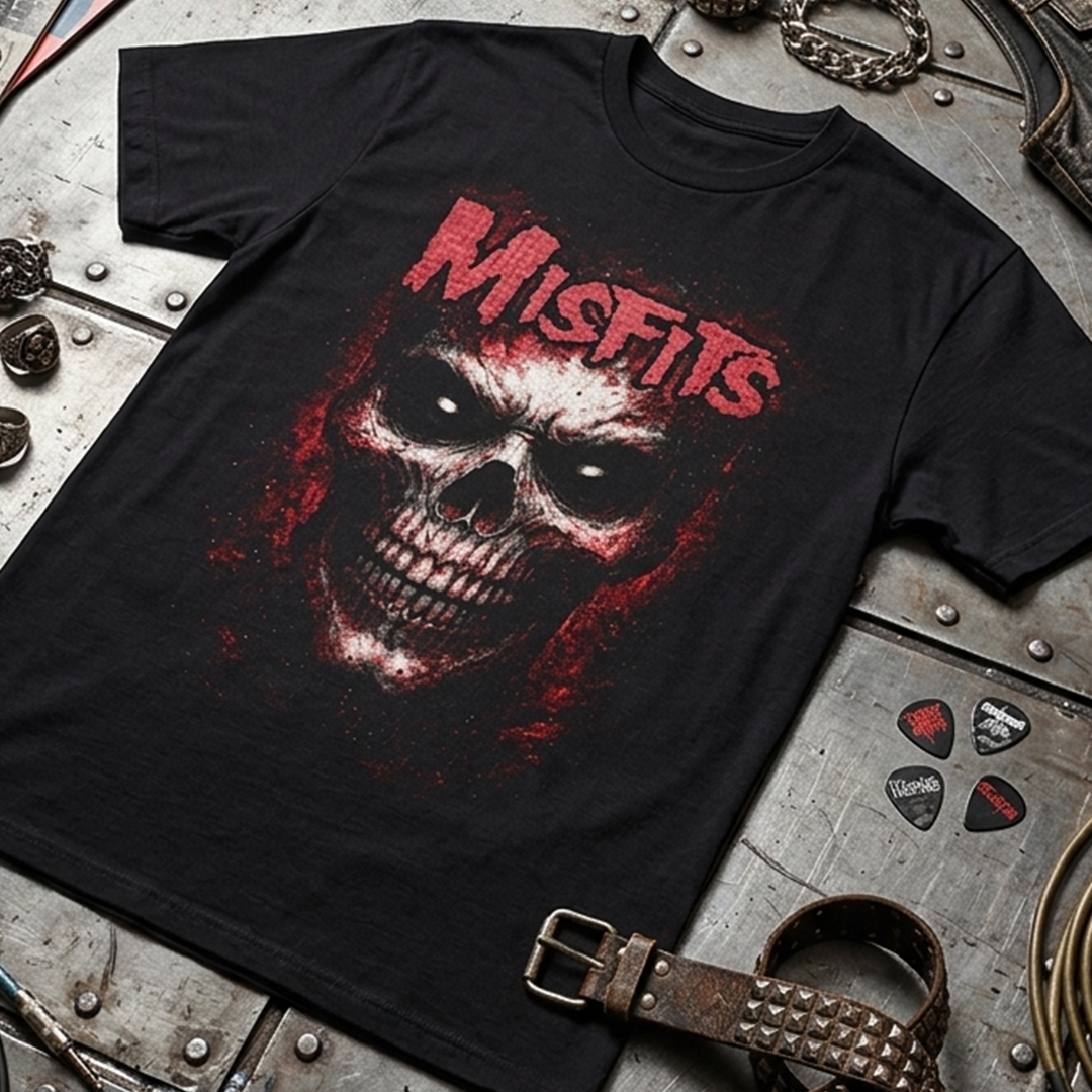 Camiseta Algodon Misfits Face