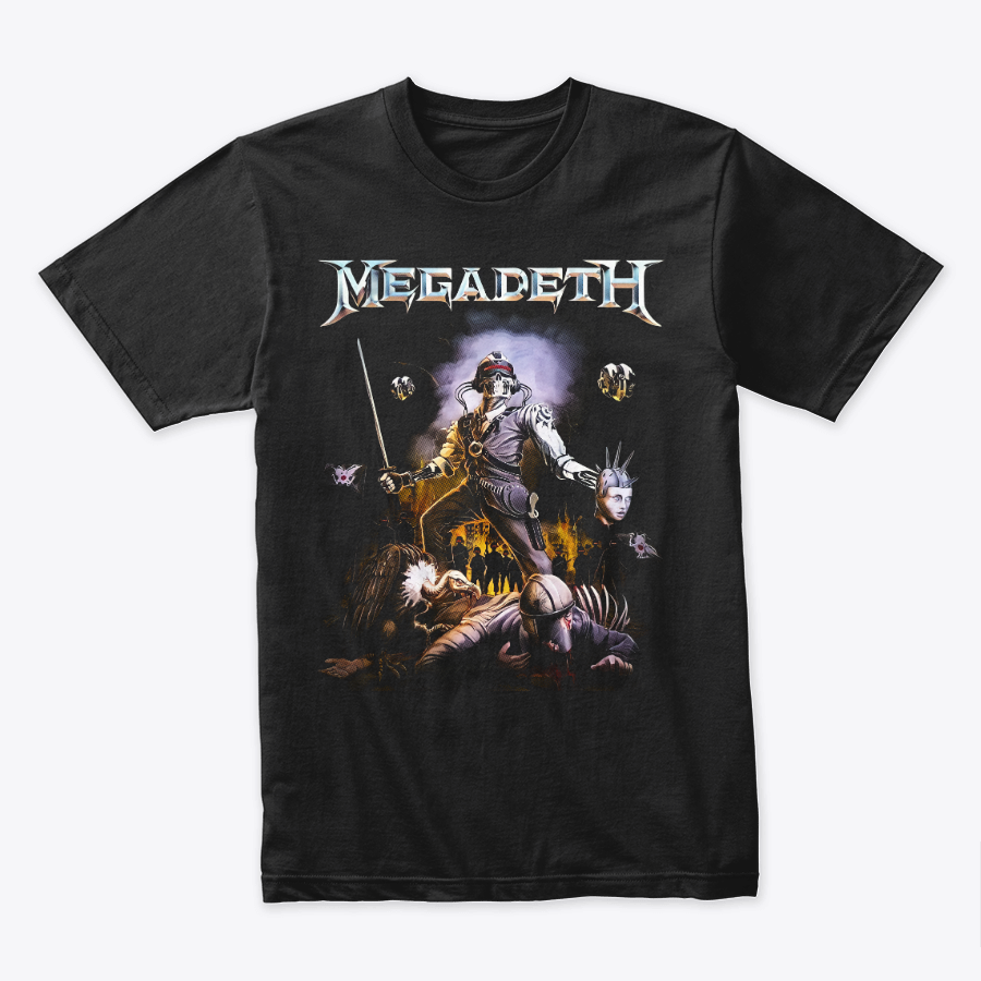 Camiseta Algodon MegaDeth Cyberarmy
