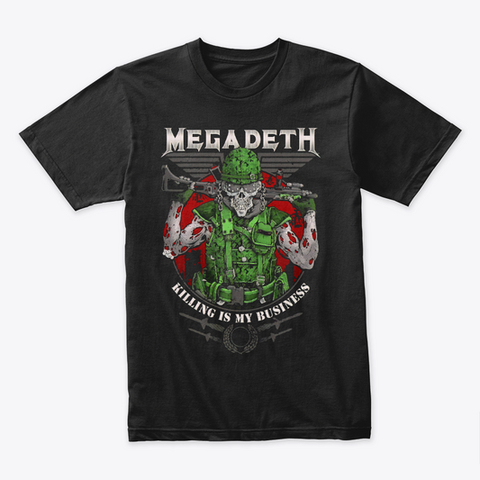Camiseta Algodon MegaDeth Killing Is My Business