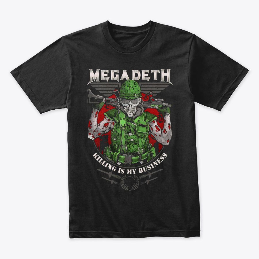 Camiseta Algodon MegaDeth Killing Is My Business