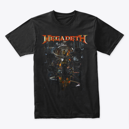 Camiseta Algodon MegaDeth Robot
