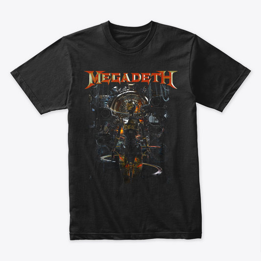 Camiseta Algodon MegaDeth Robot