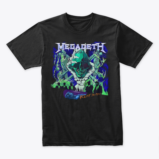 Camiseta Algodon MegaDeth Rust In Peace