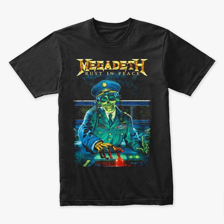 Camiseta Algodon MegaDeth Rust In Peace