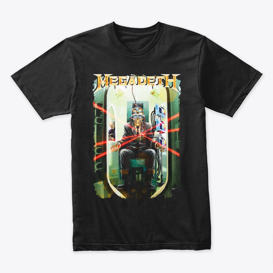 Camiseta Algodon MegaDeth Sacrificio Art