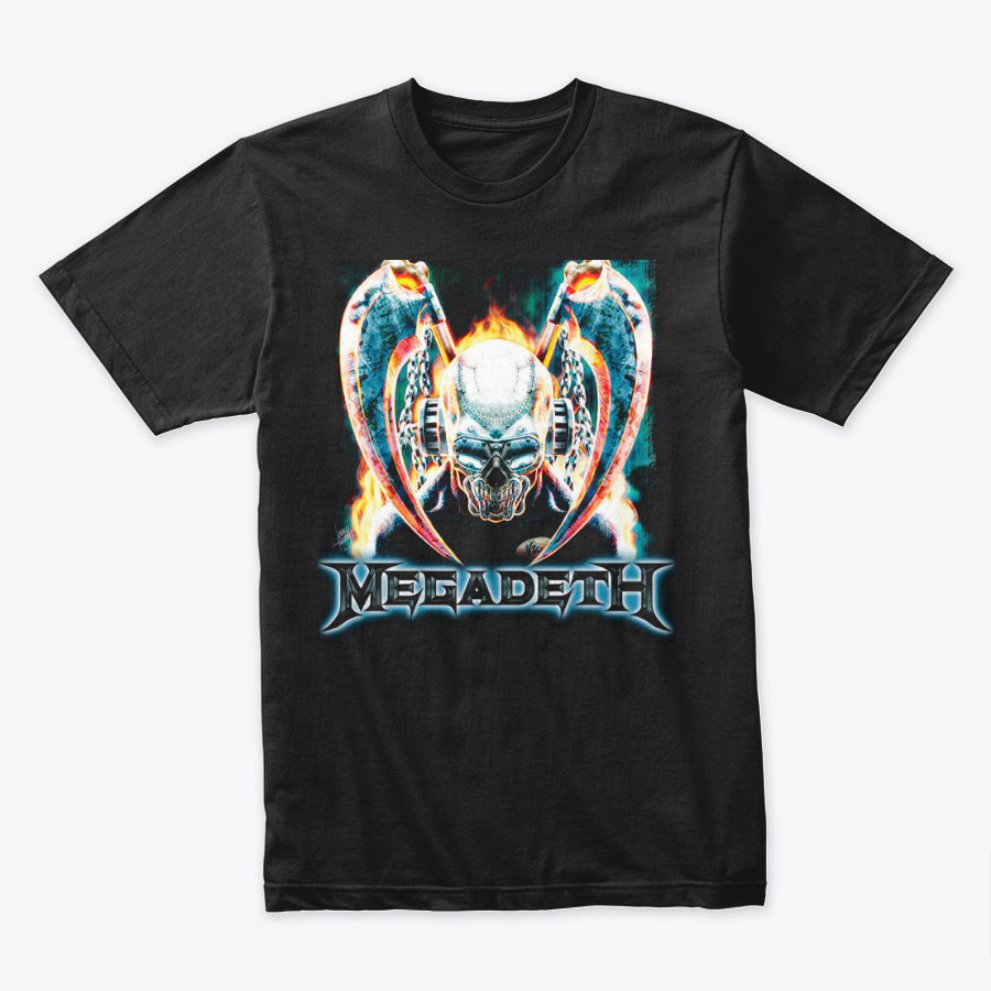 Camiseta Algodon MegaDeth Skull