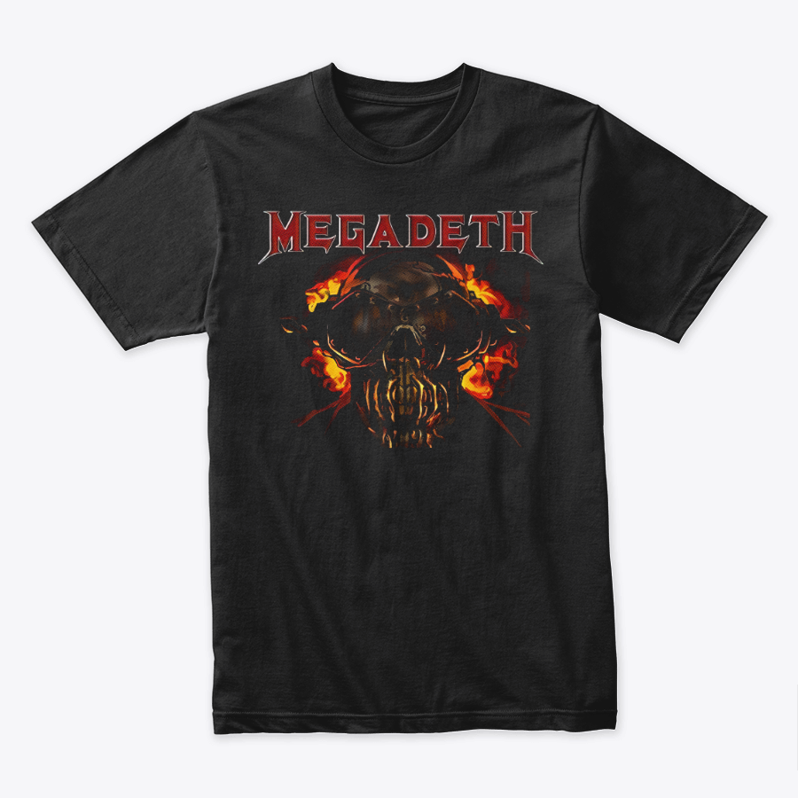 Camiseta Algodon Megadeth Vic Rattlehead