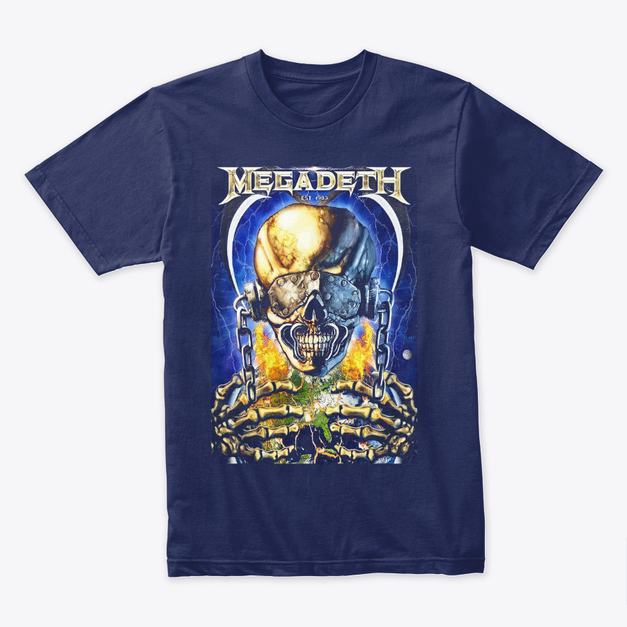 Camiseta Algodon Megadeth Poster 1983
