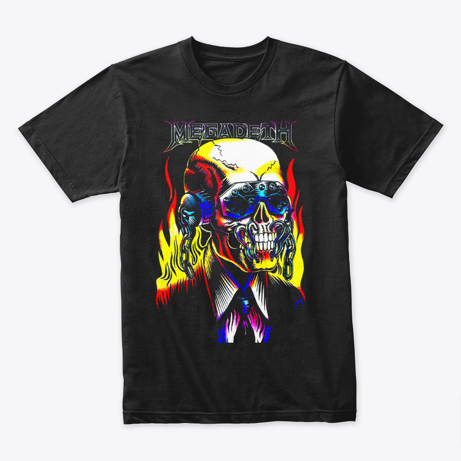 Camiseta Algodon Megadeth Vic Rattlehead