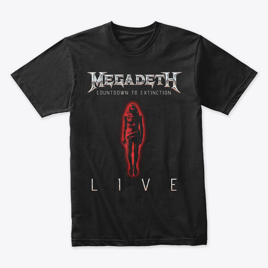 Camiseta Algodon Megadeth live Style