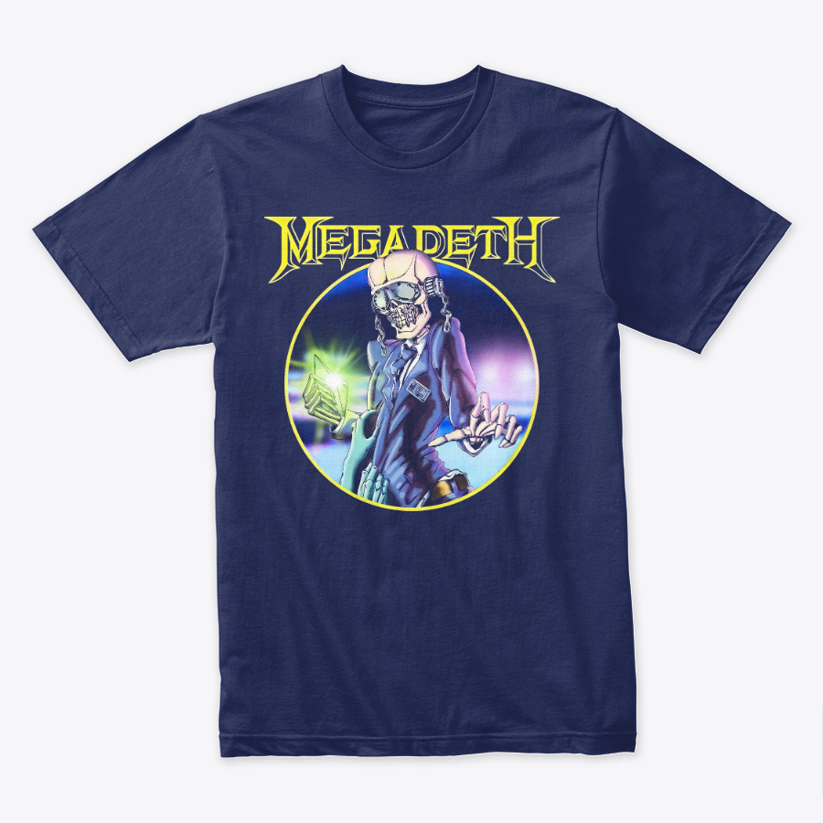 Camiseta Algodon Megadeth Target Rust In Peace Anniversary