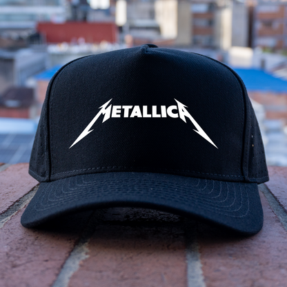 Gorra 5 Paneles Metallica Negro