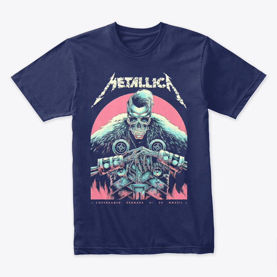 Camiseta Algodon Metallica Denmark Poster