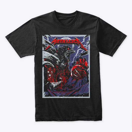 Camiseta Algodon Metallica Eagle Poster 2018