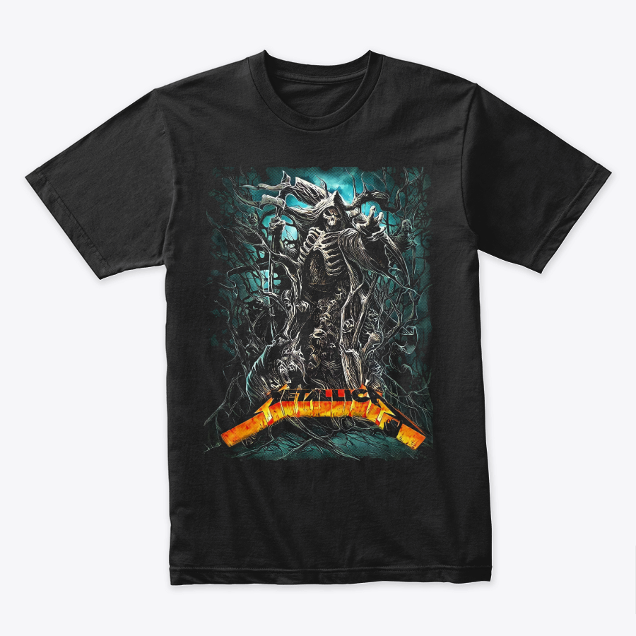 Camiseta Algodon Metallica Ghost Poster