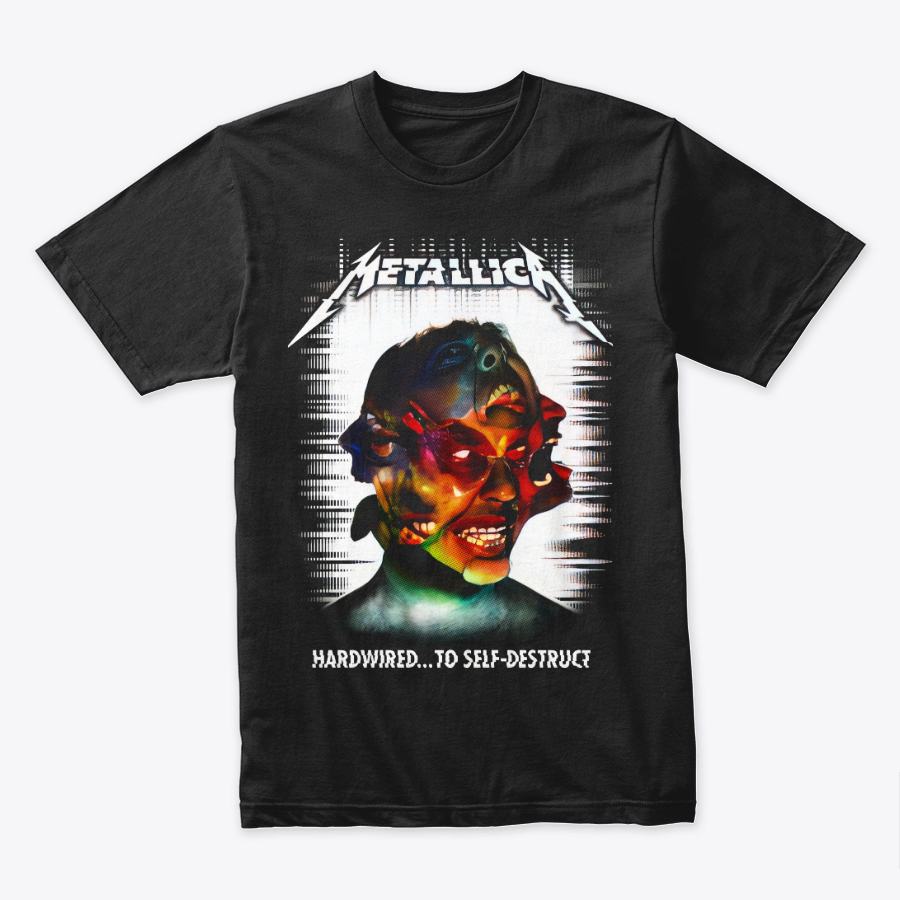 Camiseta Algodon Metallica Hardwired Art