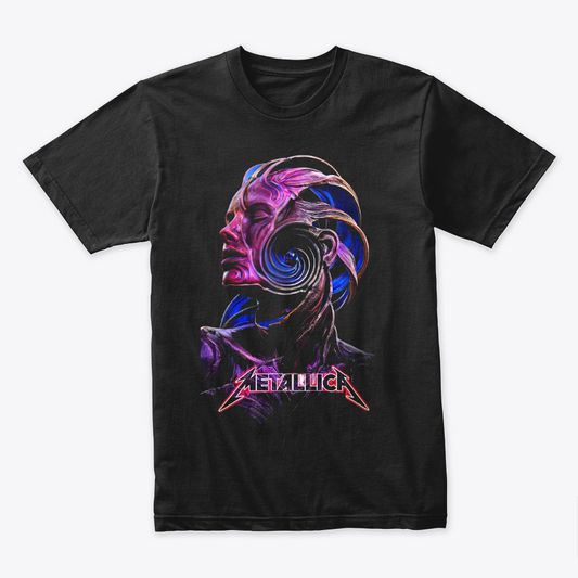 Camiseta Algodon Metallica Human Colors Art