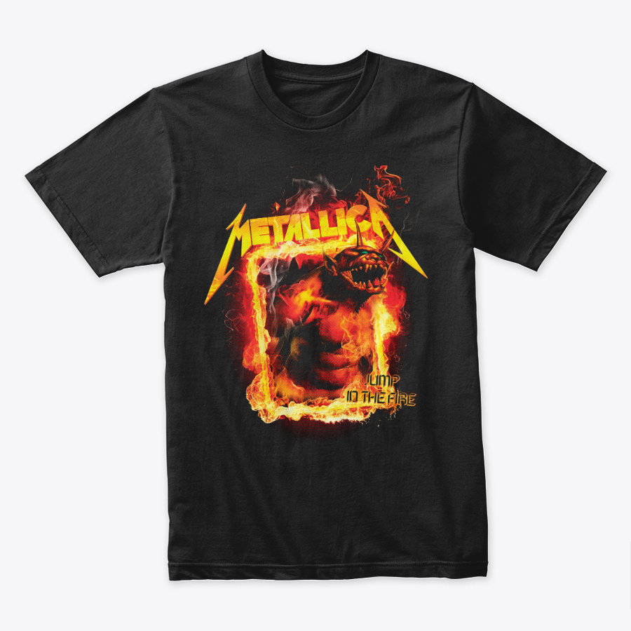 Camiseta Algodon Metallica Jump In The Fire