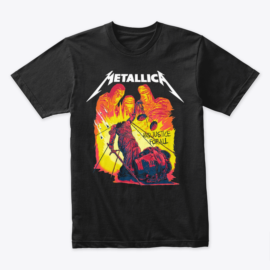 Camiseta Algodon Metallica Justice For All