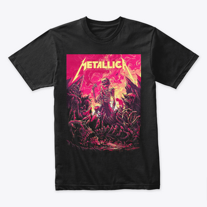 Camiseta Algodon Metallica Landgraaf Pinkpop Poster