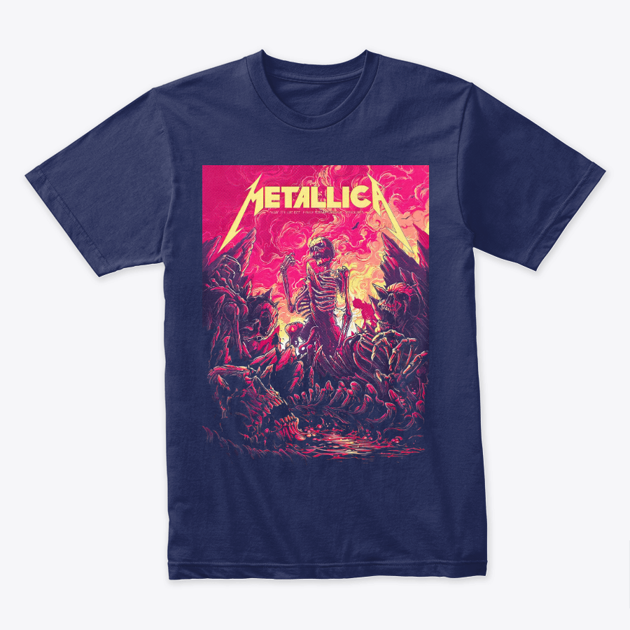 Camiseta Algodon Metallica Landgraaf Pinkpop Poster