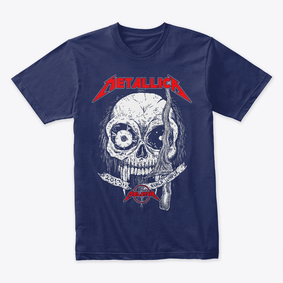 Camiseta Algodon Metallica Malaysia Poster