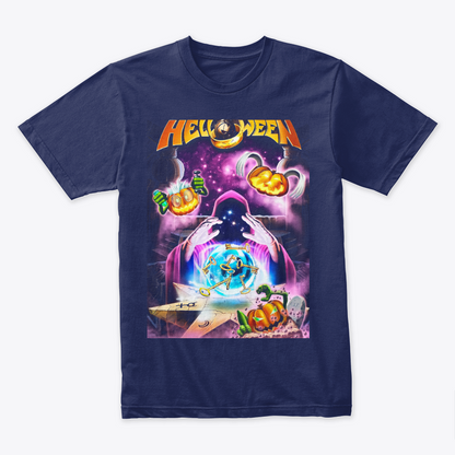 Camiseta Algodon Helloween Master Of Keys Poster