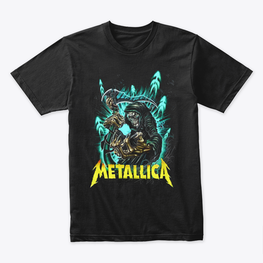 Camiseta Algodon Metallica Parca Ghost Art