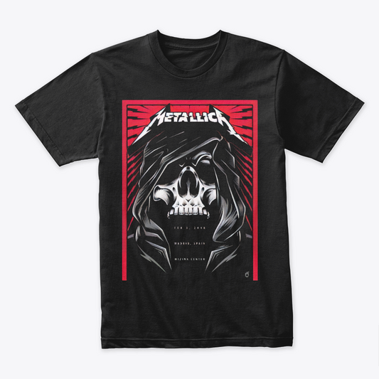 Camiseta Algodon Metallica Poster España