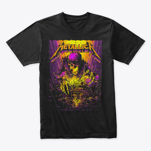 Camiseta Algodon Metallica Poster London 2019