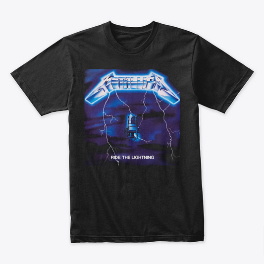 Camiseta Algodon Metallica Ride The Lightning
